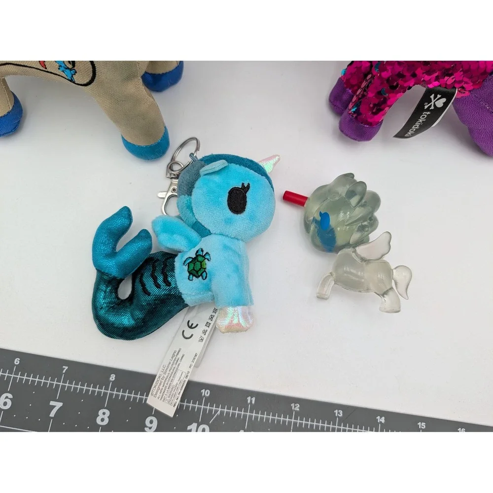 Tokidoki Unicorno Mermicorno Plush Figure Lot Sequin Egyptian